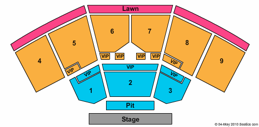 rascal flatts tickets clickitticket com starlake amphitheater seating chart